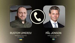 Рустем Умєров та міністр оборони Швеції Пол Йонсон