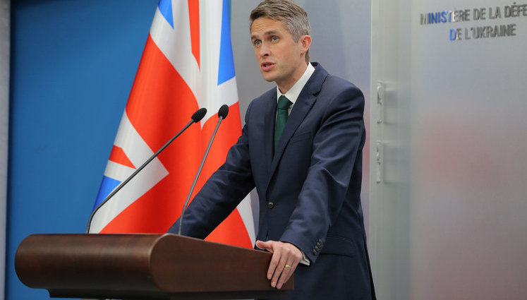 Ukraine’s security is Britain’s security, UK's Defense Secretary Williamson says
