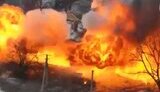дрон уничтожает российский танк