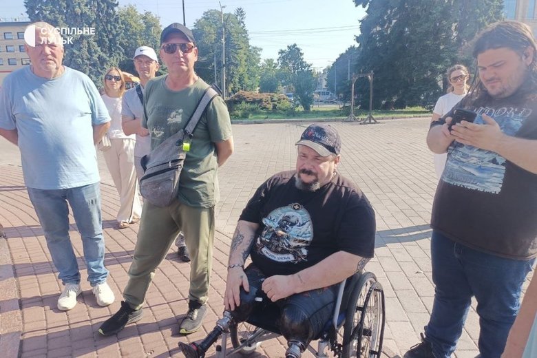 Протест проти відставки Федорова в Києві 17 липня