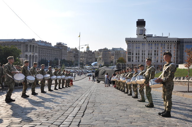 Репетиция Шествия Достоинства состоялась в Киеве вечером 22 августа 02
