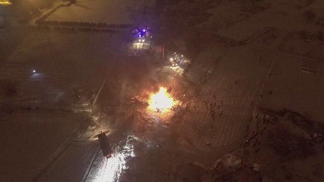 Вертоліт врізався у телевежу в Кременчуці, є жертви 02
