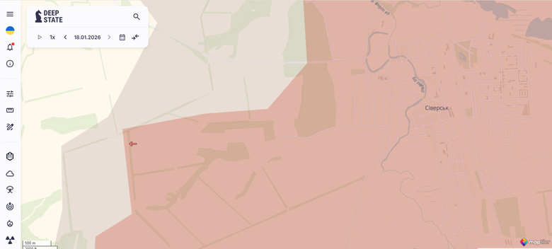 Сіверськ карта