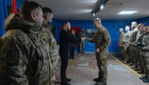 Клименко відзначив нагородами військових "Хартії", які стримують ворога на Куп’янському напрямку. ФОТОрепортаж