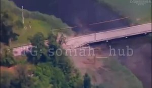 MiG-29 pilots destroyed ruscists’ logistics crossing using AASM HAMMER aerial bombs. VIDEO