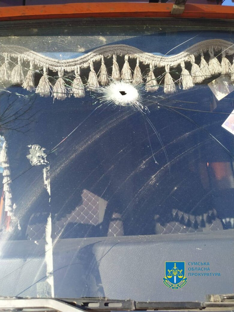 Occupiers shell civilian infrastructure of Velyka Pysarivka in Sumy region 03