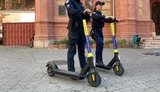 Поліцейський патруль на електросамокатах запустили в Ужгороді. ФОТОрепортаж