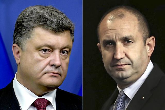Poroshenko, Bulgaria's Radev agree to coordinate actions to strengthen cooperation with NATO 01