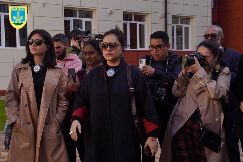 Delegation of Global South countries visited sites of Russian war crimes in Irpin 04