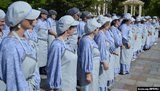 Двірники в окупованій Ялті "складали присягу" і давали "клятву чистоті". ФОТОрепортаж