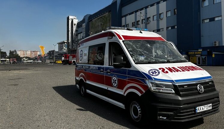 In Kharkiv, medics and rescuers who responded to call came under repeated attacks by Russian missiles. PHOTO
