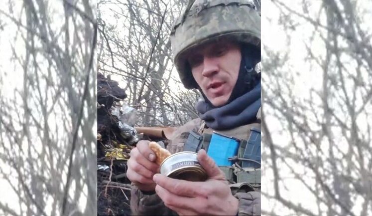 Обед на передовой: "Прикрой, я поем!". ВИДЕО