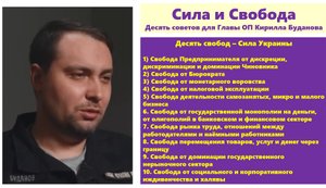 Сила и Свобода. Десять советов для Главы ОП Кирилла Буданова