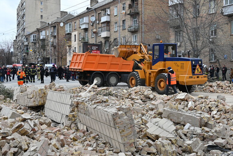 Hacлідки paкeтнoгo yдapy пo Kиєвy