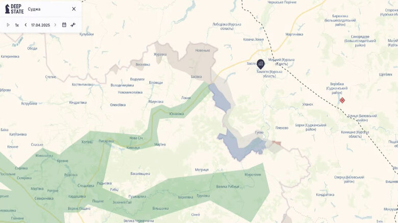 Sudzha map