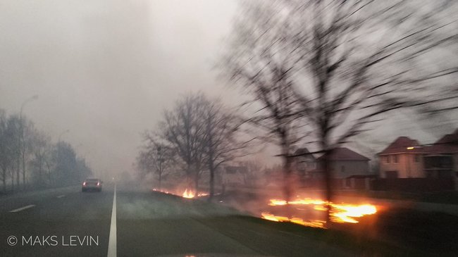 Очень похоже на спланированные поджоги для нагнетания: зафиксированы возгорания в Бородянке под Киевом 01 Очень похоже на спланированные поджоги для нагнетания: зафиксированы возгорания в Бородянке под Киевом 01