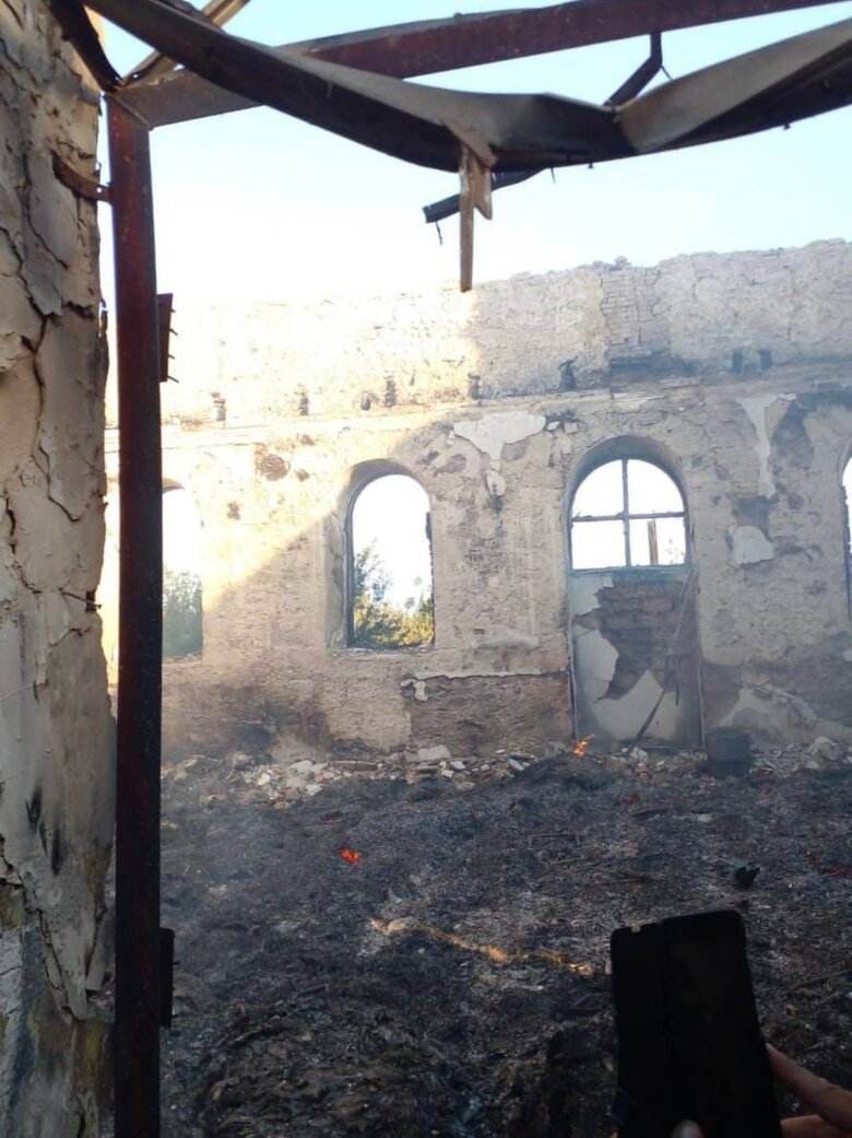 Окупанти завдали ударів дронами по храму на Херсонщині