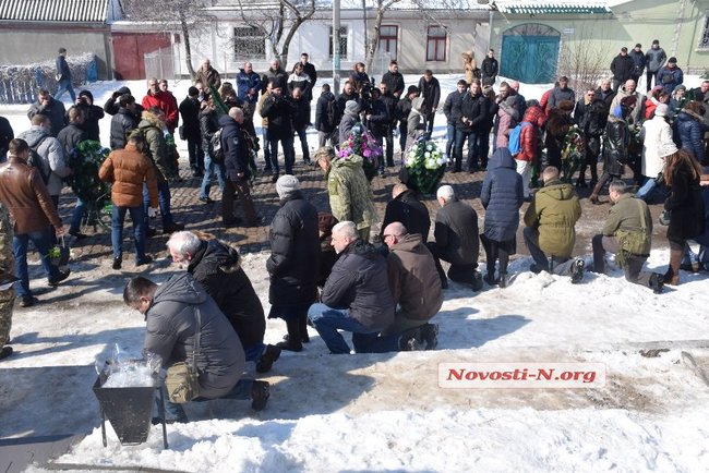 Farewell ceremony for military pilot Voloshyn held in Mykolaiv 09