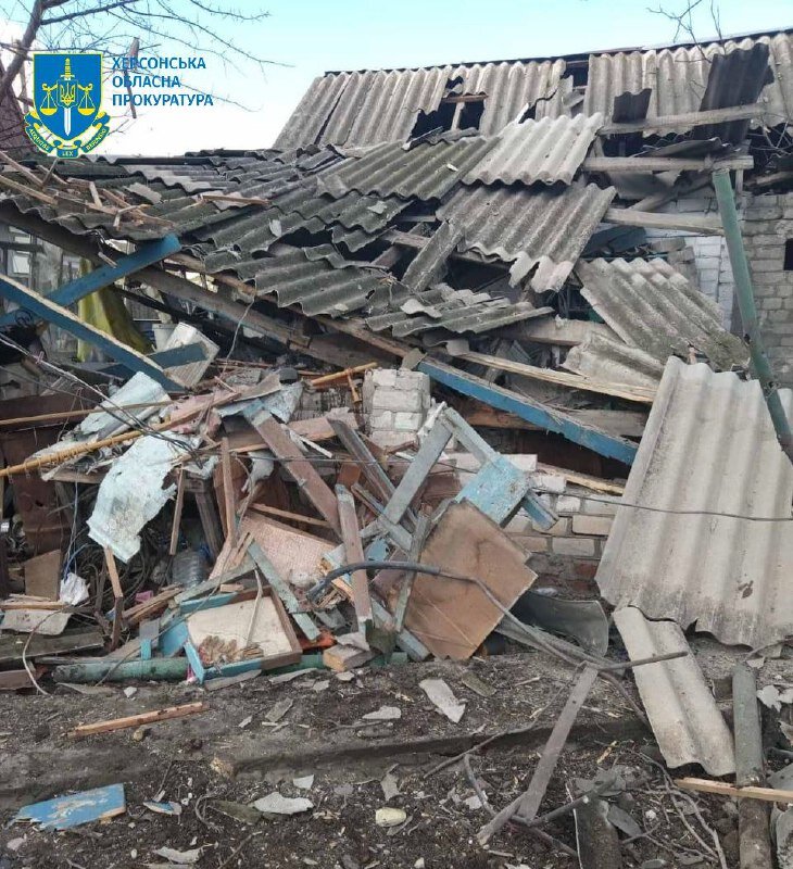 ворожі обстріли Херсонщини