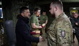 Zelenskyy visited the command post of the 4th Brigade of the National Guard’s Rubizh operational unit