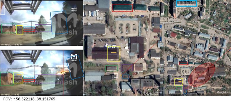 Супутникові фото спростовують версію про вибух складу піротехніки у Сергієвому Посаді 01