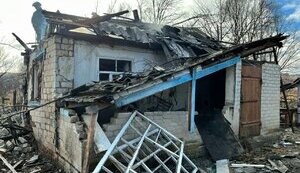 Russians hit village of Osynove in Kharkiv region with missile launcher: Three people injured (updates). PHOTOS