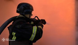 Chernihiv region attacked by Russian UAVs: critical infrastructure facilities hit. PHOTOS