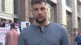 Активісти біля стін Комітету з нацбезпеки вимагають створення ТСК у "справі вагнерівців". ВIДЕО