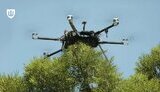 Украинский БПЛА R-34-T с лазерной подсветкой