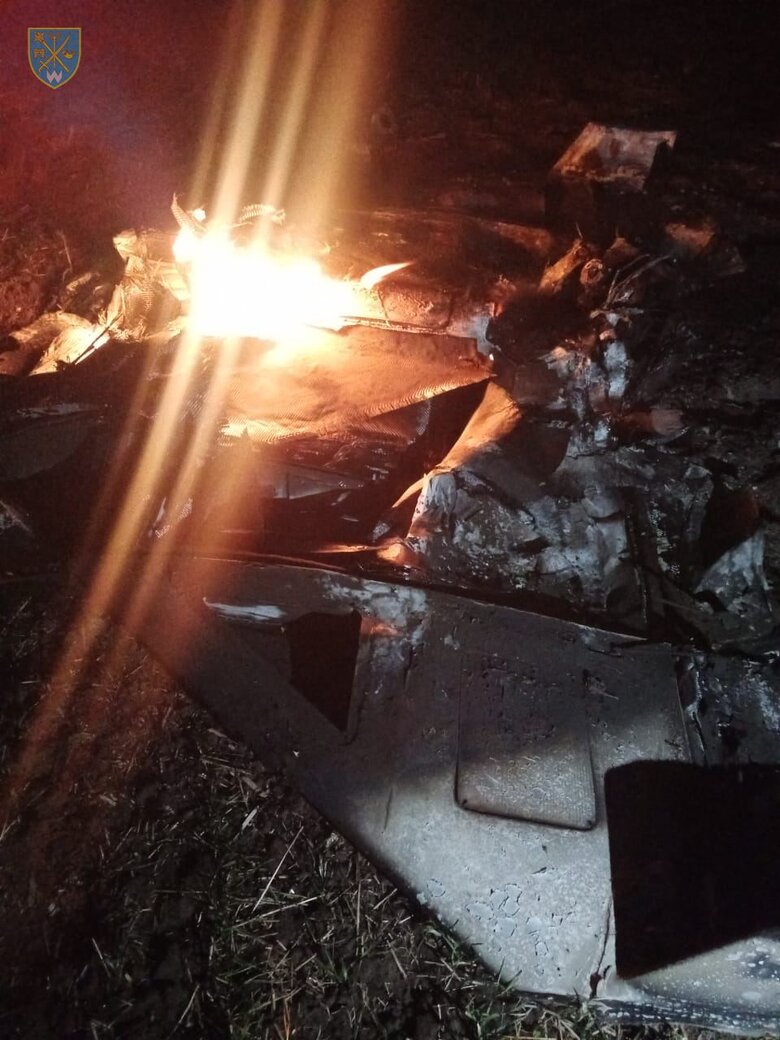 Уламки ворожого Шахеда, знищеного на Вінниччині 03