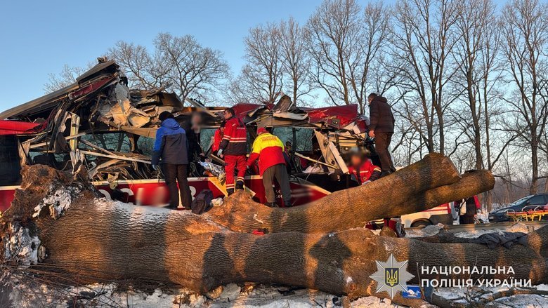 ДТП з автобусом "Відень-Київ" на Львівщині