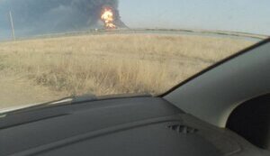 Удар по аэродрому в Волгоградской области: появились спутниковые снимки пожара. ФОТО