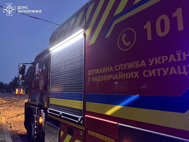 Запоріжжя після обстрілу