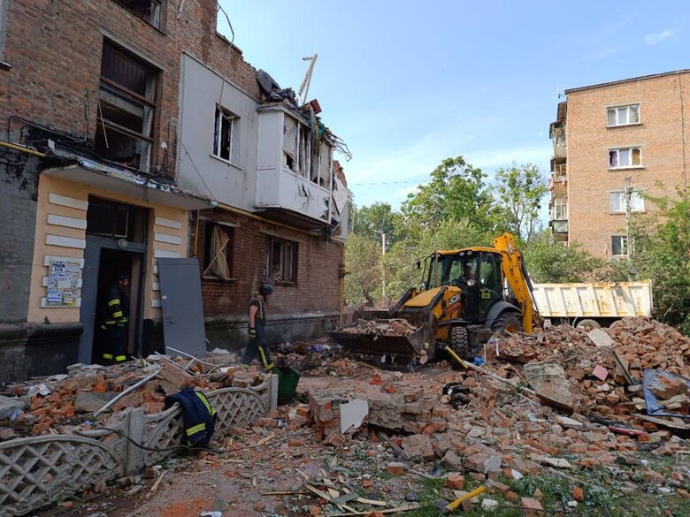 Наслідки обстрілу Харкова 31 травня