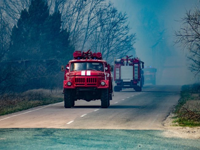 Пожары в Чернобыле: открытого огня нет, наблюдается незначительное тление лесной подстилки 02
