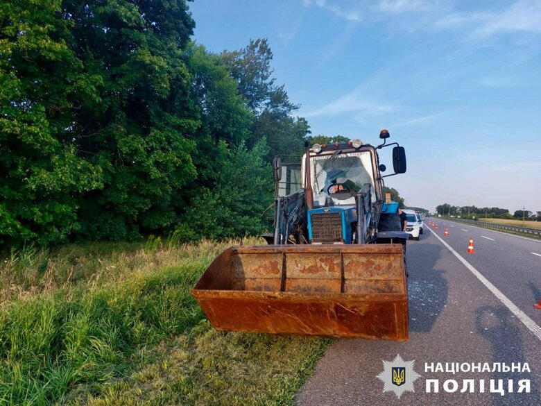 трактор підірвався на гранаті на Київщині