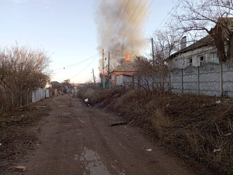 Наслідки обстрілу Куп'янська