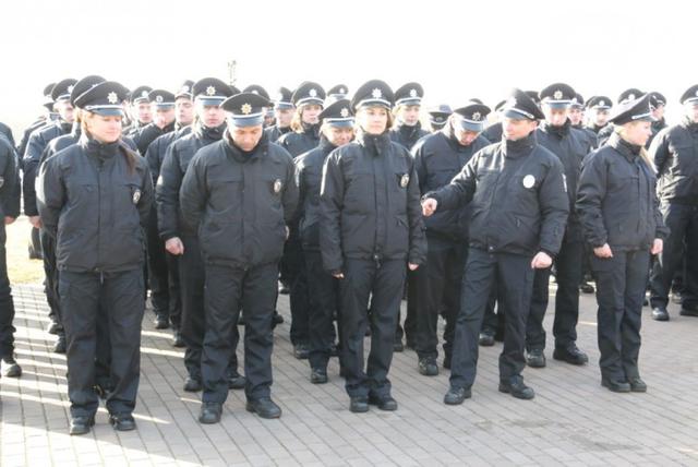 чернигов полиция присяга патрульная патрульные