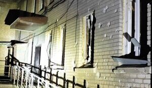 At night, enemy shelled Nikopol with rocket artillery, man was wounded. PHOTOS