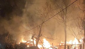 Ворог ударив "шахедами" по Сумах: постраждала жінка, горіла промислова споруда. ФОТО