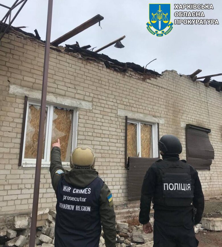 Consequences of Russian artillery shelling in Kupiansk region: houses, cars, and music school were damaged 02