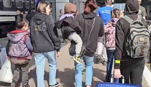Family with four children was returned from occupation. VIDEO