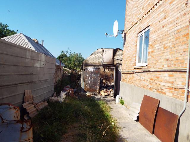 обстрел луганская разрушения станица