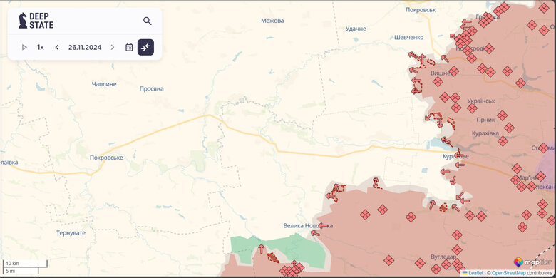 Росіяни наближаються до Курахового