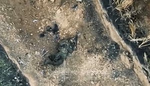 Четверо окупантів навічно "сховалися" у протитанковому рові після зустрічі з дронами НГУ "Рубіж". ВIДЕО