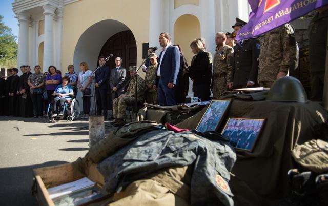 Мартиролог загиблих воїнів АТО відкрито в Києві 01 Мартиролог загиблих воїнів АТО відкрито в Києві 01