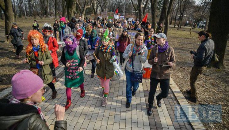 В Киеве феминистки провели свою акцию. ФОТОрепортаж