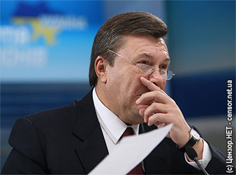 Президент Украины Виктор Янукович. Фото Алексея Перкина, Цензор.НЕТ