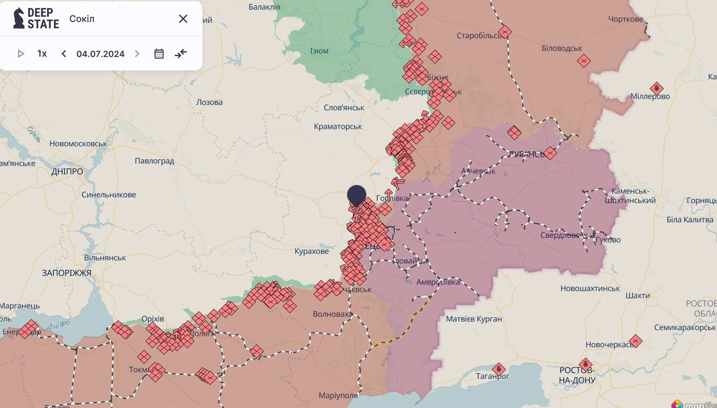 Enemy occupies two villages in Donetsk region - DeepState map | Censor.NET