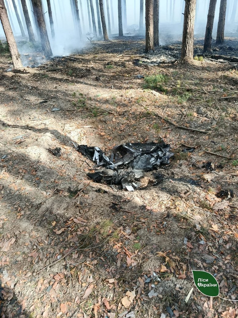 Three forest districts of the Capital Forest Office were affected by a drone and rocket attack